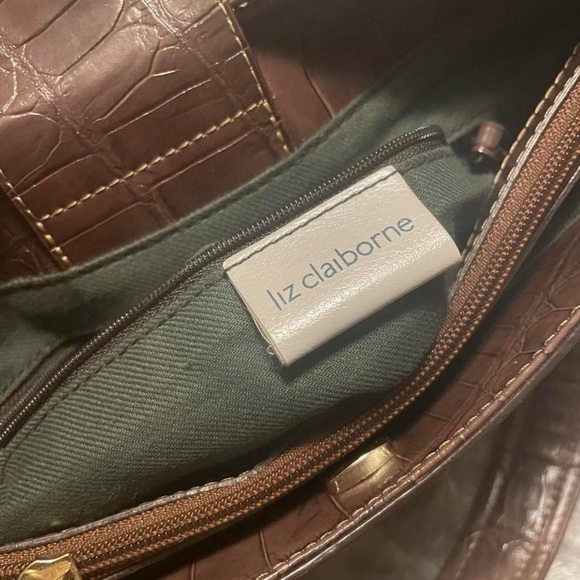 Liz Claiborne Brown Shoulder Bag - Picture 3 of 7